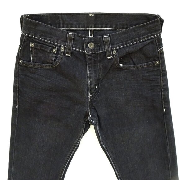 Levi's 511 Skinny Jeans Men's Size 30x30 Black Denim Cotton - Picture 3 of 8